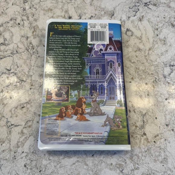 CHS tape - Disney-Lady  and the Tramp II scamp's‎ adventure - Picture 2 of 4